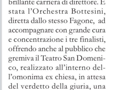 Review Bottesini Orchestra.